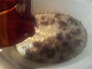 Tortellini Soup adding tortellini